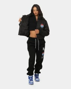 Nana Judy Women's Pepsi Crop Puffa Jacket Black 17 Nana Judy Women's Pepsi Crop Puffa Jacket Black -Sportswear Women Store 02032382 YB001 womens 0080