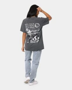 Rats Get Fat Anarchy In The UK Vintage T-Shirt Off Black -Sportswear Women Store 02032954 YO124 womens 0070