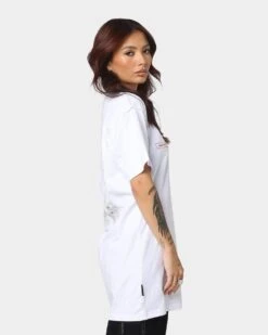 Saint Morta Doves Vintage T-Shirt White -Sportswear Women Store 02033002 YW100 womens 0050