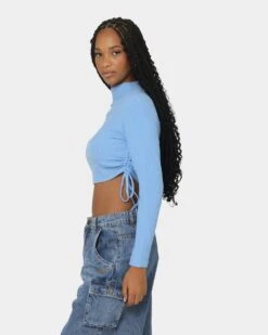 EN ES Women's Harper Cropped LS Top Bluebell 14 EN ES Women's Harper Cropped LS Top Bluebell -Sportswear Women Store 02035761 YB1026 womens 0060