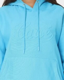 Carre Forme CLS Hoodie Baby Blue -Sportswear Women Store 02036021 YB393 womens 0030