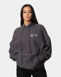 Carre Metalle Distressed Hoodie Washed Grey