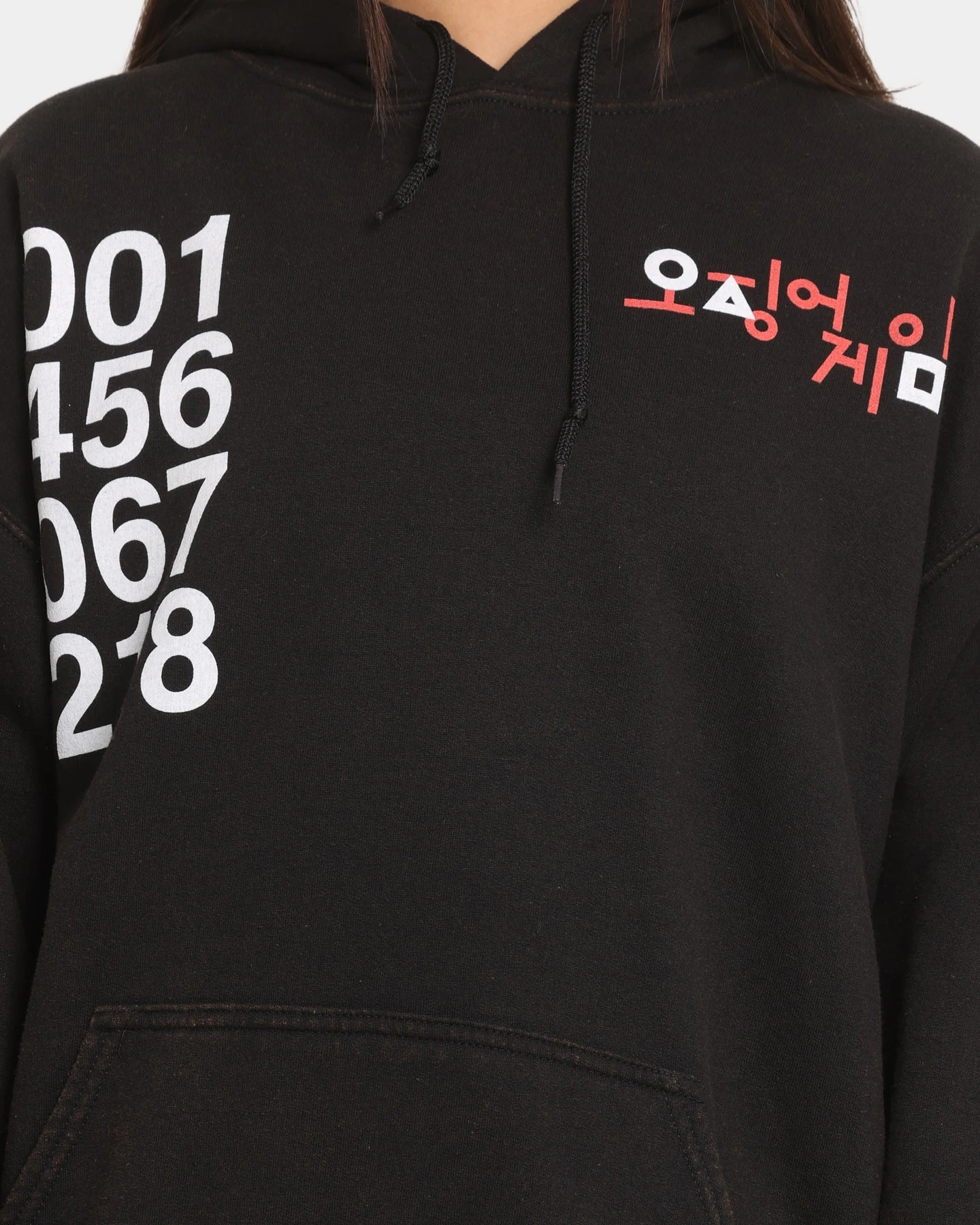 Goat Crew X Squid Game Members Vintage Hoodie Black Wash 5 Goat Crew X Squid Game Members Vintage Hoodie Black Wash - Image 3