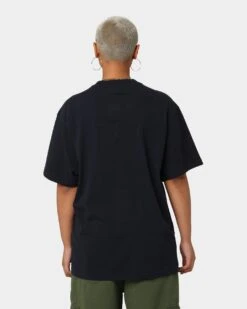 Mitchell & Ness Los Angeles Lakers T-Shirt Faded Black -Sportswear Women Store 02036536 YB554 womens 0040