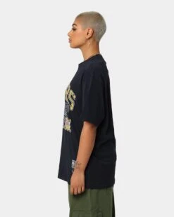 Mitchell & Ness Los Angeles Lakers T-Shirt Faded Black -Sportswear Women Store 02036536 YB554 womens 0060