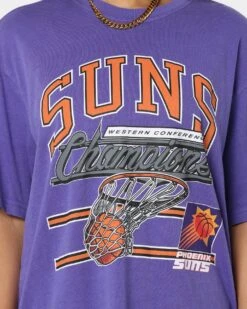 Mitchell & Ness Phoenix Suns Hoop Vintage T-Shirt Faded Purple 11 Mitchell & Ness Phoenix Suns Hoop Vintage T-Shirt Faded Purple -Sportswear Women Store 02036538 YF432 womens 0030