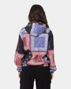 XXIII Women's Enna Bandana Puffer Jacket Multi-coloured -Sportswear Women Store 02036688 YM041 womens 0040
