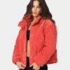 XXIII Women's Schyler Corduroy Puffer Jacket Red -Sportswear Women Store 02036806 YR001 womens 0010