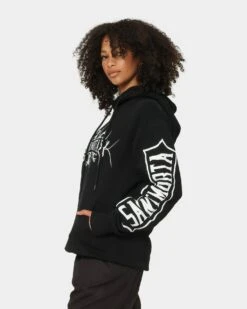 Saint Morta Venom Hoodie Black/White -Sportswear Women Store 02036910 YB012 womens 0060