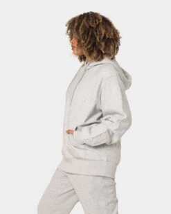 Carré CP Impression Classic Hoodie Grey Marle -Sportswear Women Store 02037263 YQ163 womens 0060