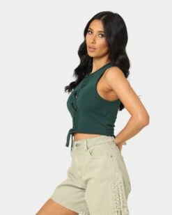 EN ES Women's Reny Lace Up Crop Top Deep Teal 13 EN ES Women's Reny Lace Up Crop Top Deep Teal -Sportswear Women Store 02037464 YD527 womens 0060 0f6687b4 2b01 477f b5ff a2abe2742a94