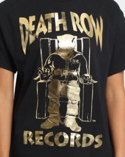 Death Row Records The Chair T-Shirt Black/Gold -Sportswear Women Store 02037705 YB003 womens 0030
