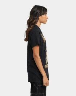 Death Row Records The Chair T-Shirt Black/Gold -Sportswear Women Store 02037705 YB003 womens 0050