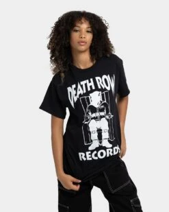 Death Row Records The Chair T-Shirt Black/White