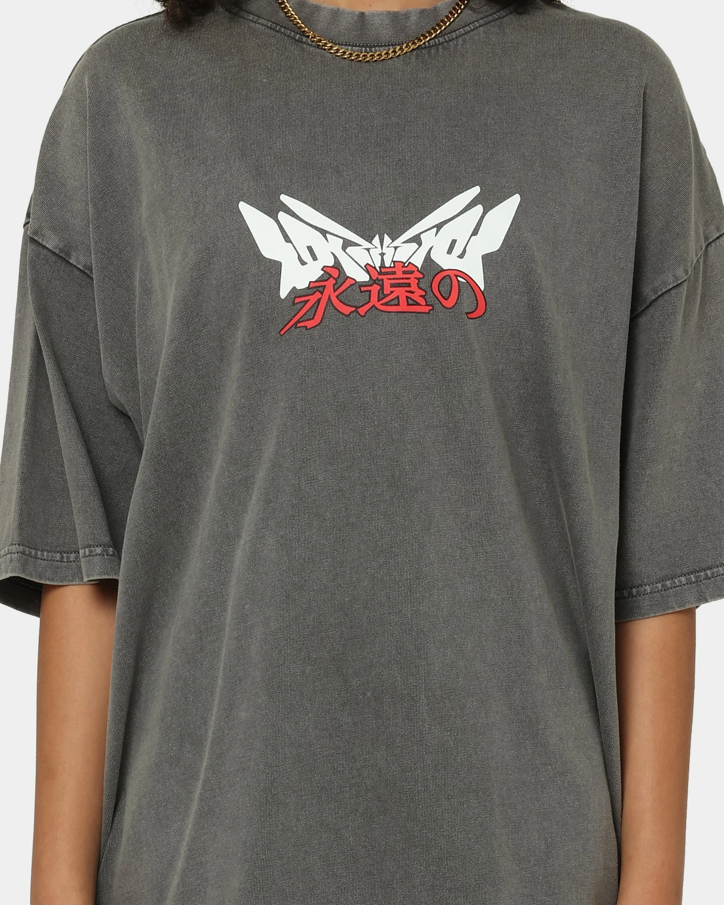 Loiter Eternal Vintage T-Shirt Charcoal 6 Loiter Eternal Vintage T-Shirt Charcoal - Image 4