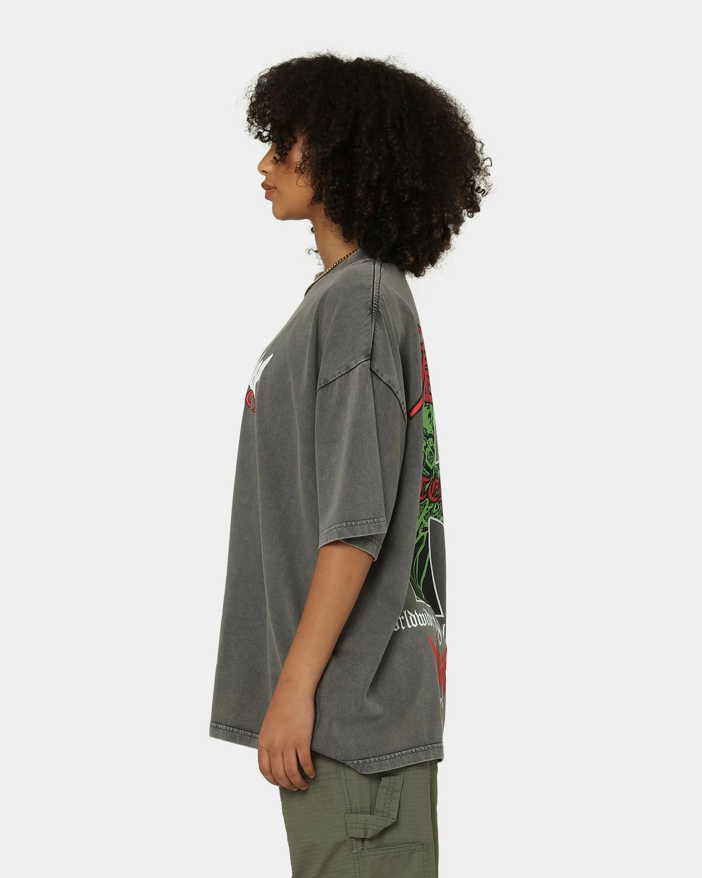 Loiter Eternal Vintage T-Shirt Charcoal 9 Loiter Eternal Vintage T-Shirt Charcoal - Image 7