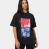 Dead Studios Flower Wave Vintage T-Shirt Vintage Black/Multi-Coloured -Sportswear Women Store 02038555 YV091 womens 010