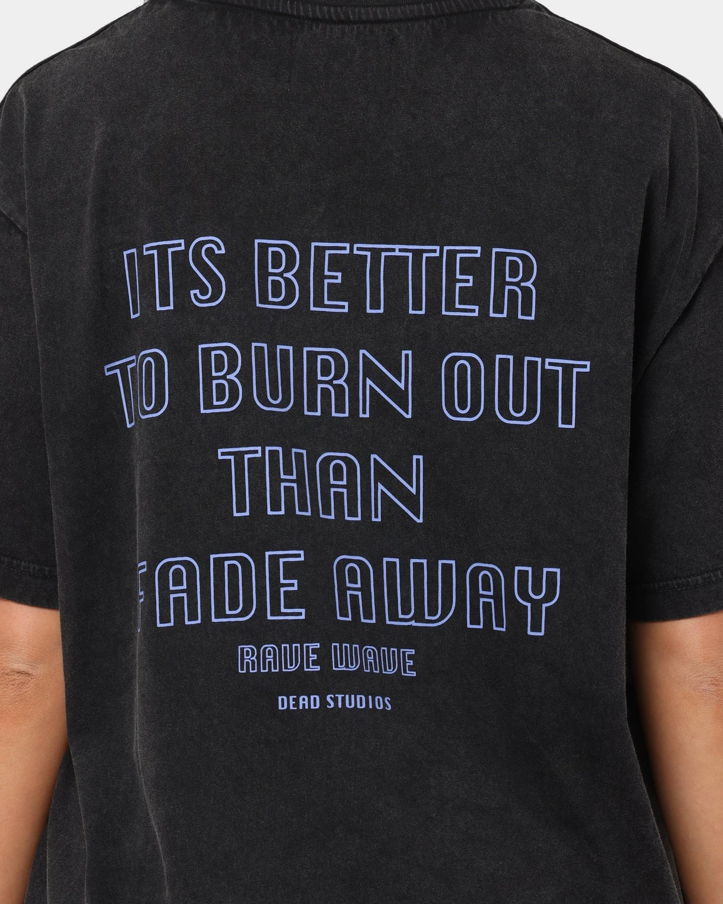 Dead Studios Flower Wave Vintage T-Shirt Vintage Black/Multi-Coloured 7 Dead Studios Flower Wave Vintage T-Shirt Vintage Black/Multi-Coloured - Image 5