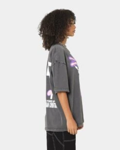 Loiter Human Condition Vintage T-Shirt Charcoal -Sportswear Women Store 02038628 YC300 womens 0050