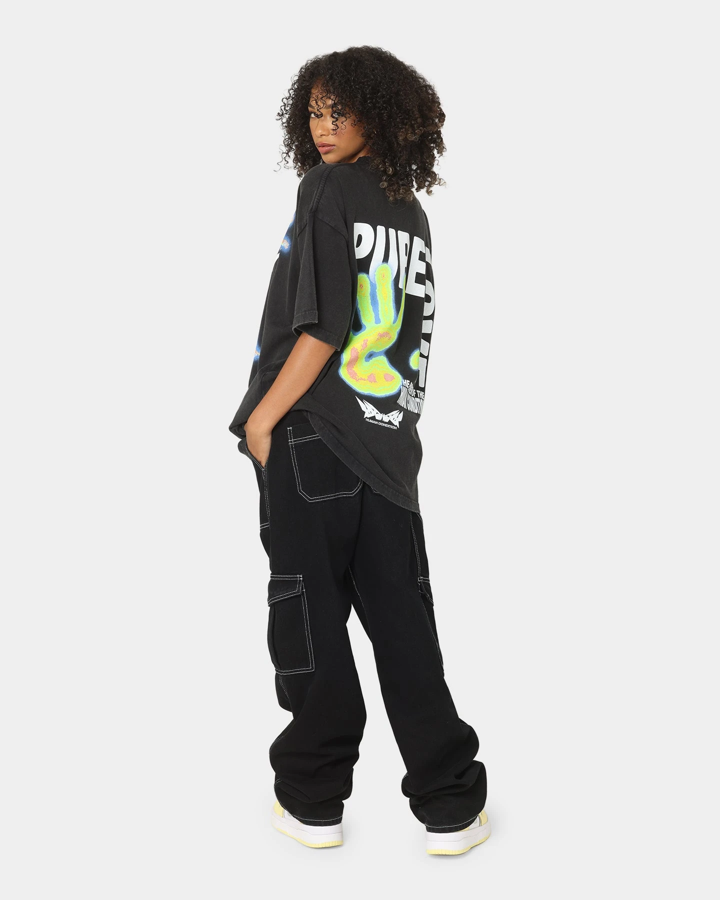 Loiter Human Condition Vintage T-Shirt Vintage Black 4 Loiter Human Condition Vintage T-Shirt Vintage Black - Image 2