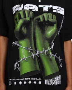 Rats Get Fat Throwing Hands T-Shirt Black -Sportswear Women Store 02038904 YB001 womens 0030