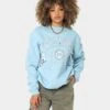 NCAA Women's UNC Tar Heels Vintage Split Crewneck Carolina Blue -Sportswear Women Store 02039020 YX187 womens 0010