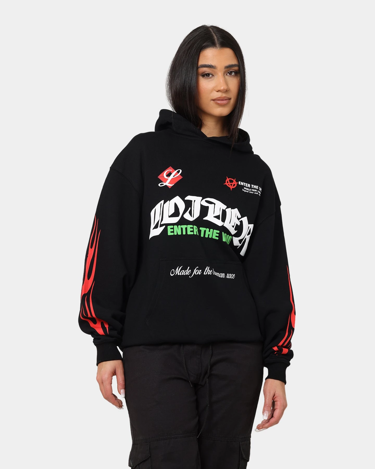 Loiter Void Multi Logo Hoodie Black/Multi 3 Loiter Void Multi Logo Hoodie Black/Multi