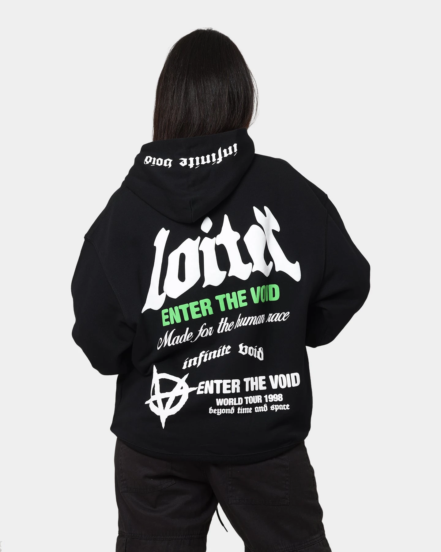 Loiter Void Multi Logo Hoodie Black/Multi 4 Loiter Void Multi Logo Hoodie Black/Multi - Image 2