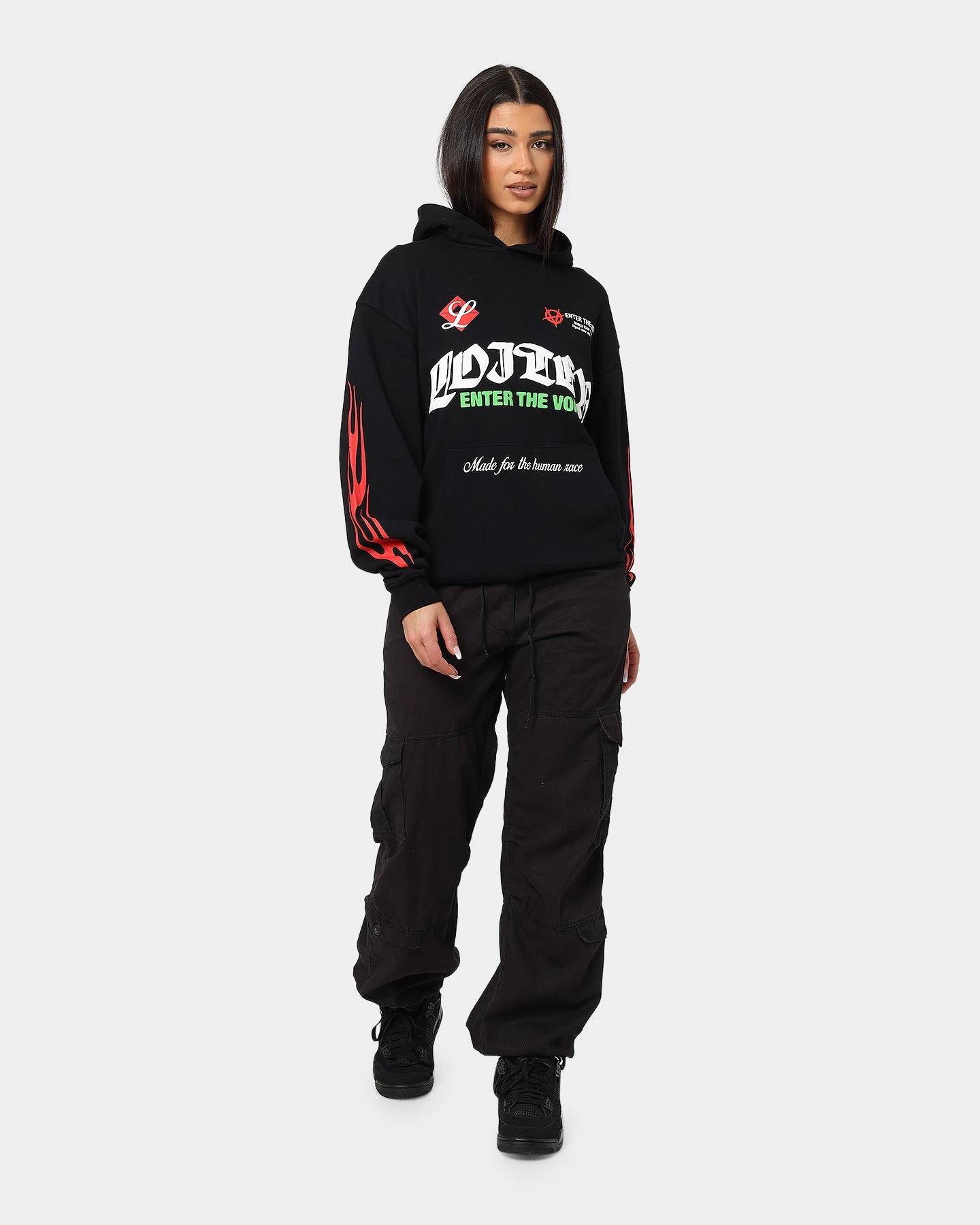 Loiter Void Multi Logo Hoodie Black/Multi 5 Loiter Void Multi Logo Hoodie Black/Multi - Image 3