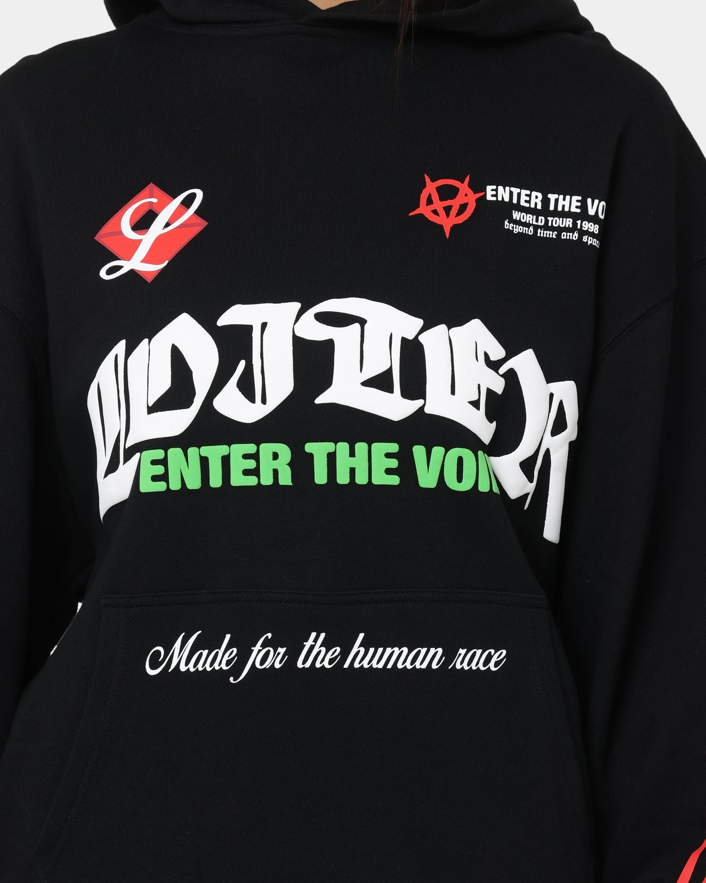 Loiter Void Multi Logo Hoodie Black/Multi 6 Loiter Void Multi Logo Hoodie Black/Multi - Image 4