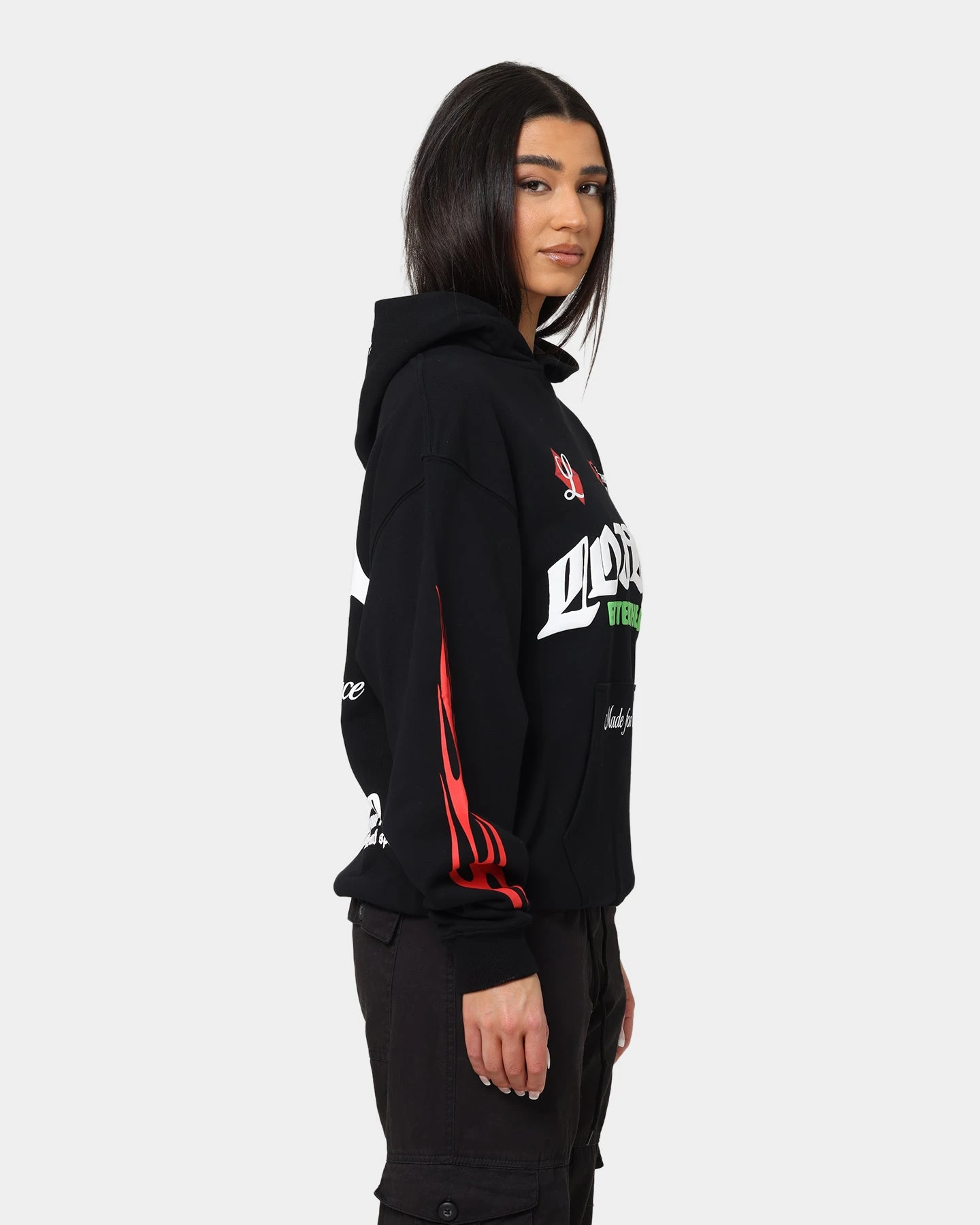 Loiter Void Multi Logo Hoodie Black/Multi 8 Loiter Void Multi Logo Hoodie Black/Multi - Image 6