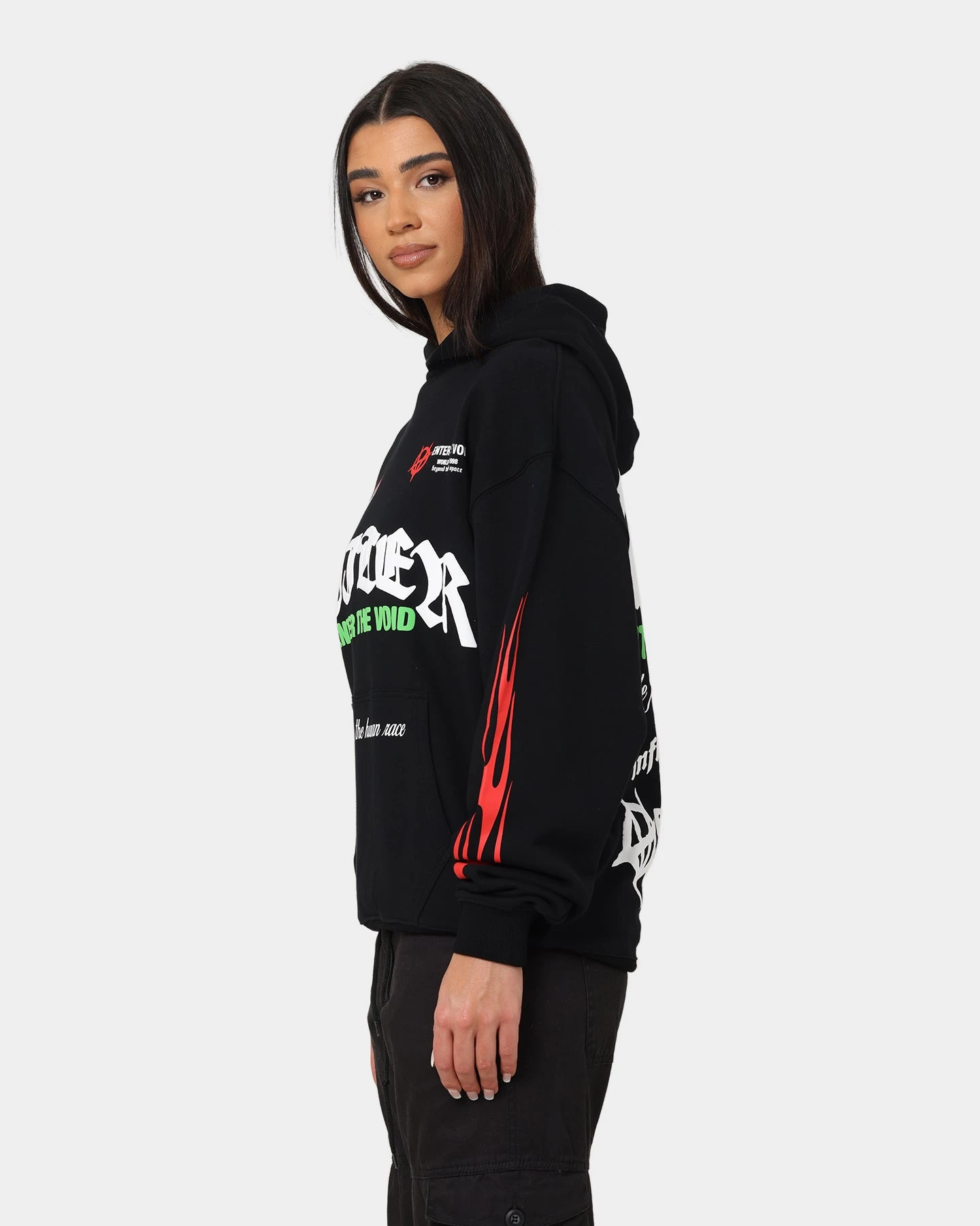 Loiter Void Multi Logo Hoodie Black/Multi 9 Loiter Void Multi Logo Hoodie Black/Multi - Image 7