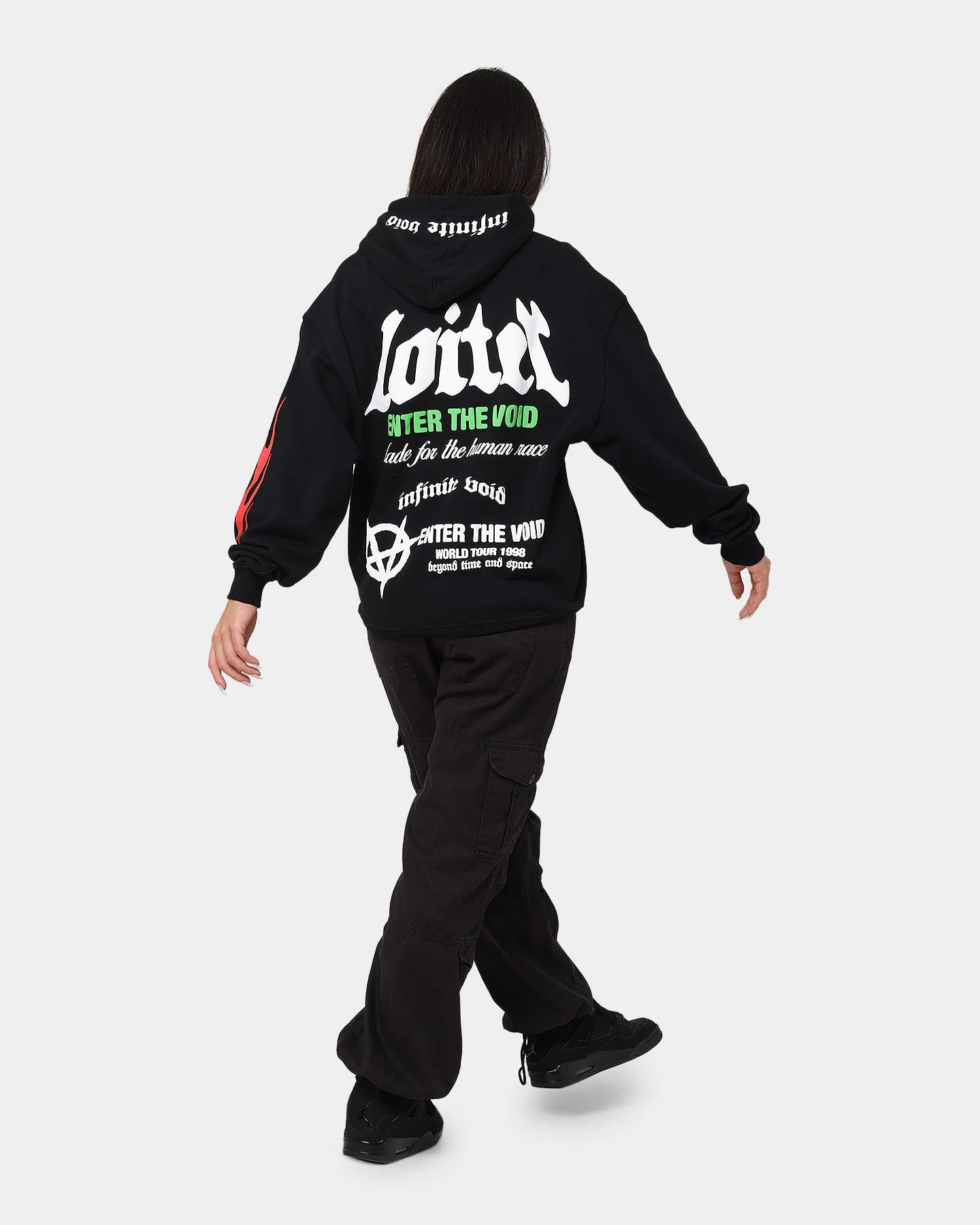 Loiter Void Multi Logo Hoodie Black/Multi 10 Loiter Void Multi Logo Hoodie Black/Multi - Image 8