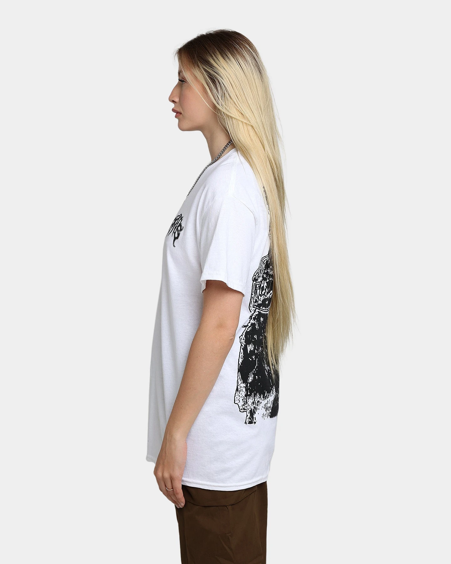 Rats Get Fat X Funeral French FF Reaper T-Shirt White 9 Rats Get Fat X Funeral French FF Reaper T-Shirt White - Image 7