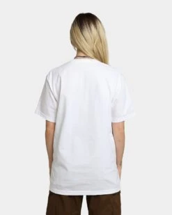 Rats Get Fat Throwing Hands T-Shirt White 11 Rats Get Fat Throwing Hands T-Shirt White -Sportswear Women Store 02039077 YW100 womens 040