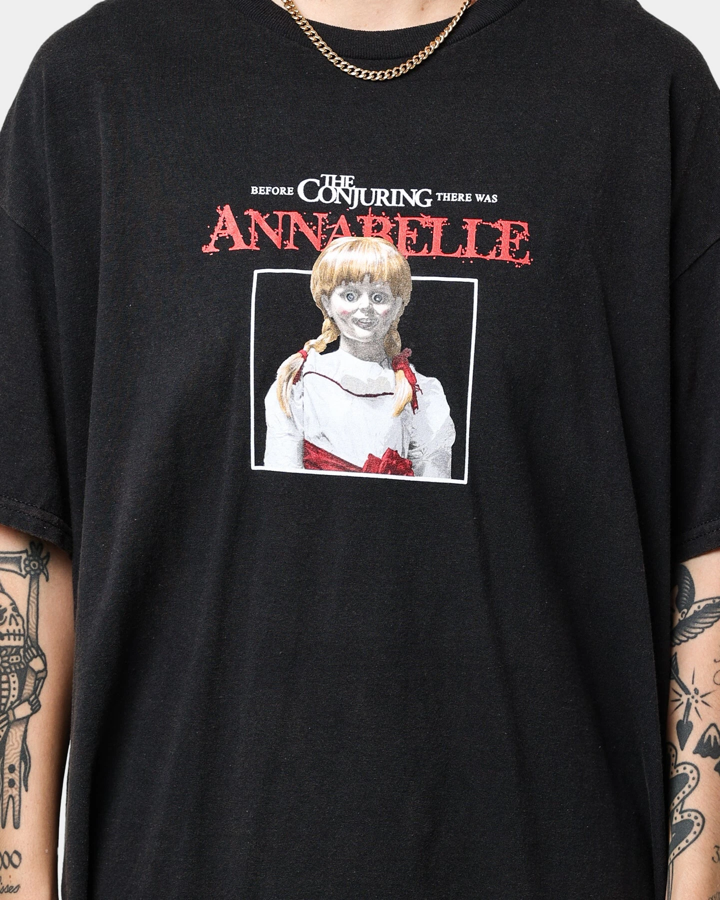 American Thrift X Annabelle Annabelle Vintage T-Shirt Black Wash 5 American Thrift X Annabelle Annabelle Vintage T-Shirt Black Wash - Image 3