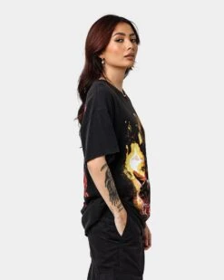American Thrift X A Nightmare On Elm Street Never Sleep Vintage T-Shirt Vintage Black -Sportswear Women Store 02039110 YV009 womens 0050