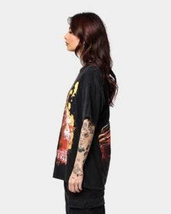 American Thrift X A Nightmare On Elm Street Never Sleep Vintage T-Shirt Vintage Black -Sportswear Women Store 02039110 YV009 womens 0060