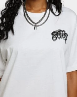 Rats Get Fat Rats Logo T-Shirt White -Sportswear Women Store 02039130 YW100 womens 0030