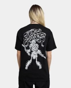 Rats Get Fat X Funeral French Rats Warrior T-Shirt Black -Sportswear Women Store 02039133 YB001 womens 0040
