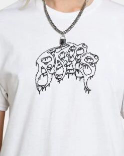 Rats Get Fat X Funeral French Rats Warrior T-Shirt White 12 Rats Get Fat X Funeral French Rats Warrior T-Shirt White -Sportswear Women Store 02039133 YW100 womens 030