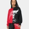 Mitchell & Ness Women's Chicago Bulls Big Face 5.0 Crewneck Red