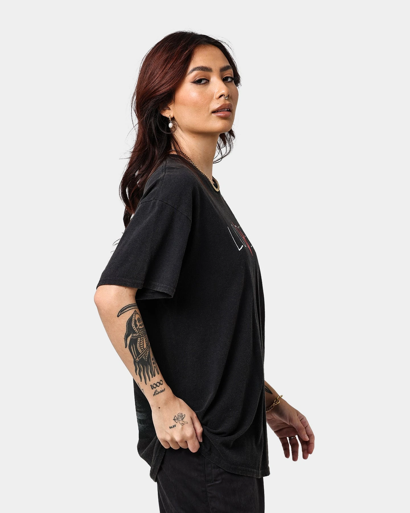 American Thrift X IT Lover Vintage T-Shirt Black Wash 7 American Thrift X IT Lover Vintage T-Shirt Black Wash - Image 5