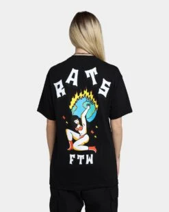 Rats Get Fat FTW T-Shirt Black -Sportswear Women Store 02039339 YB001 womens 040