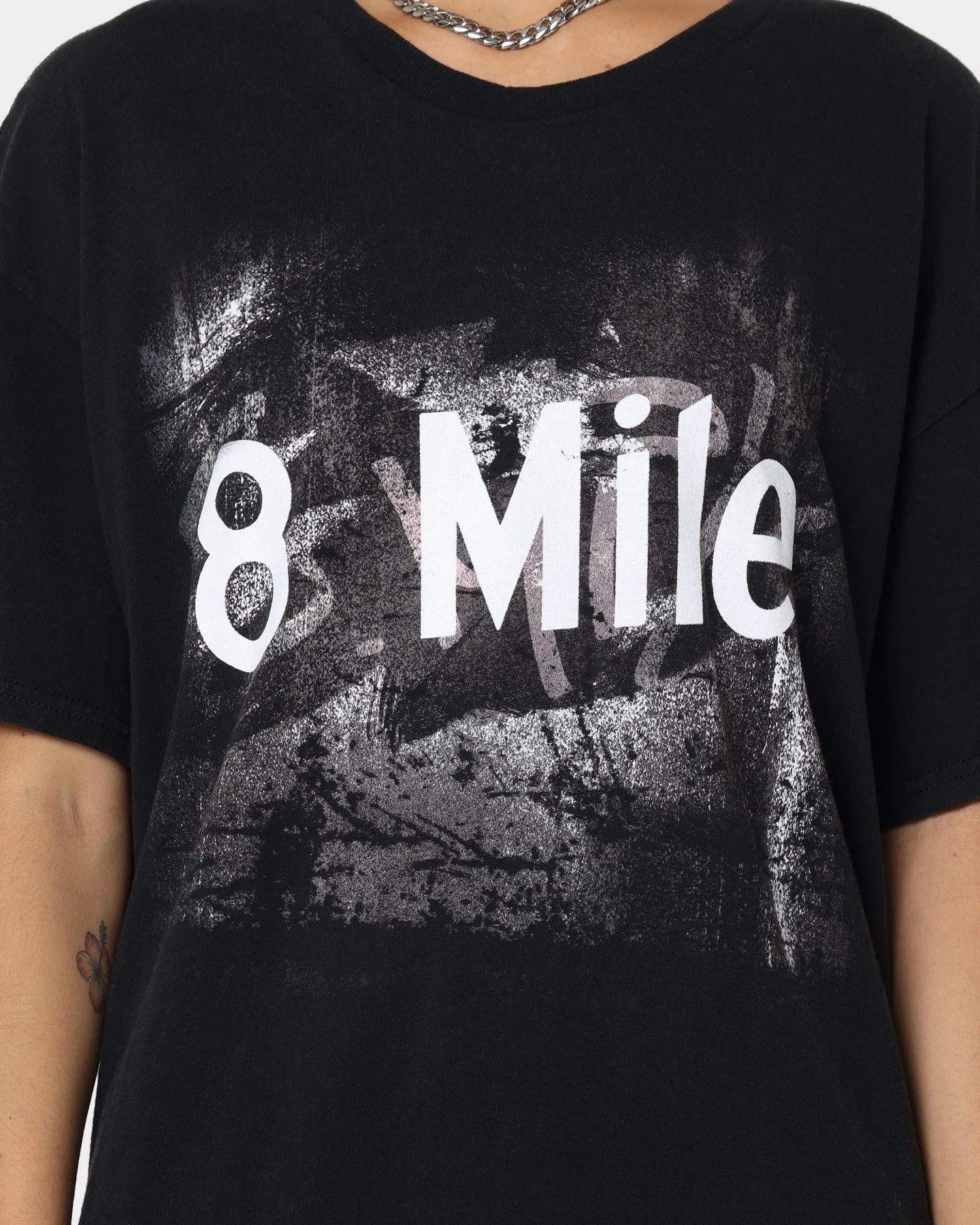 American Thrift X 8 Mile 8 Mile Vintage T-Shirt Black Wash 5 American Thrift X 8 Mile 8 Mile Vintage T-Shirt Black Wash - Image 3