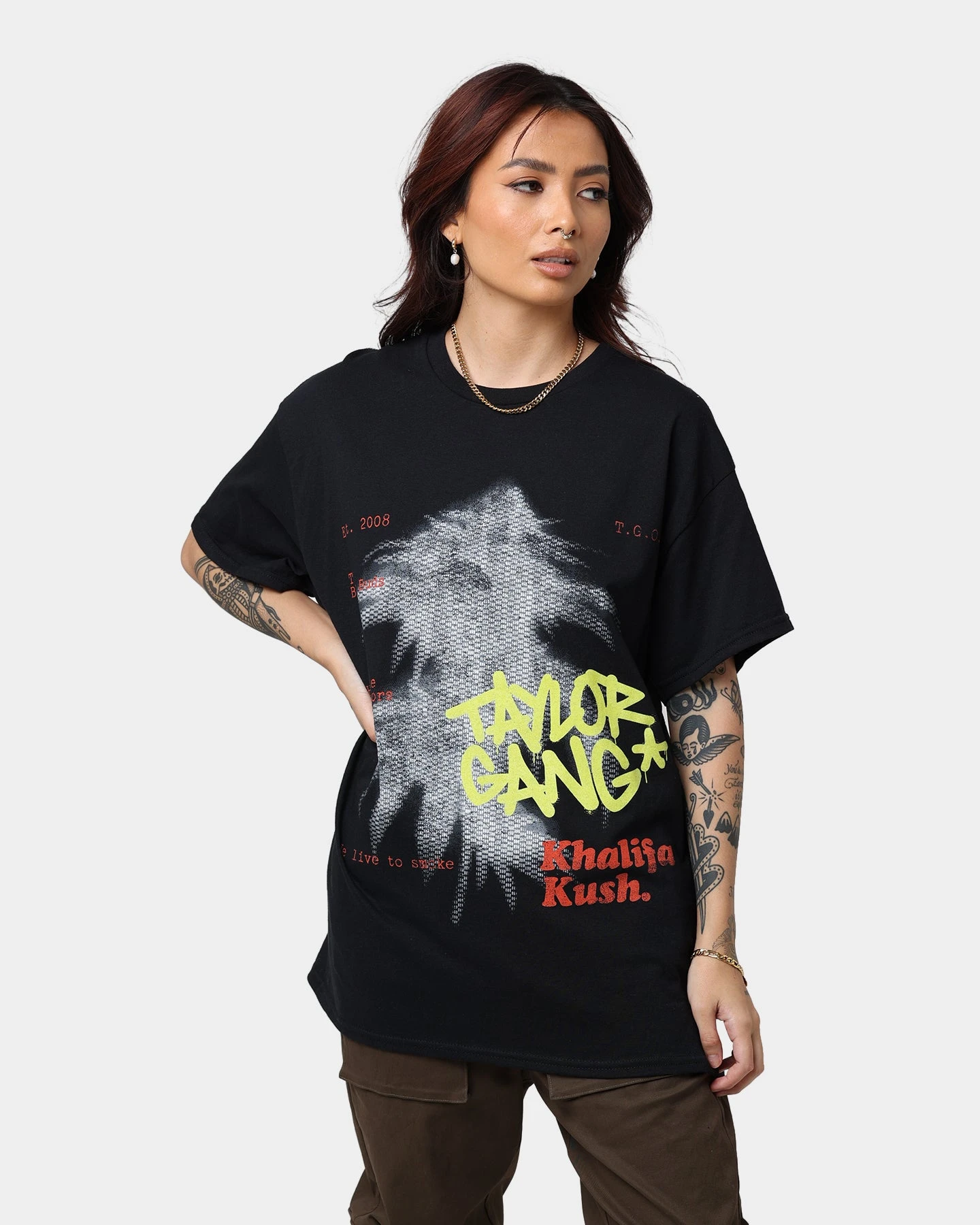 Taylor Gang Khalifa Kush T-Shirt Black 3 Taylor Gang Khalifa Kush T-Shirt Black