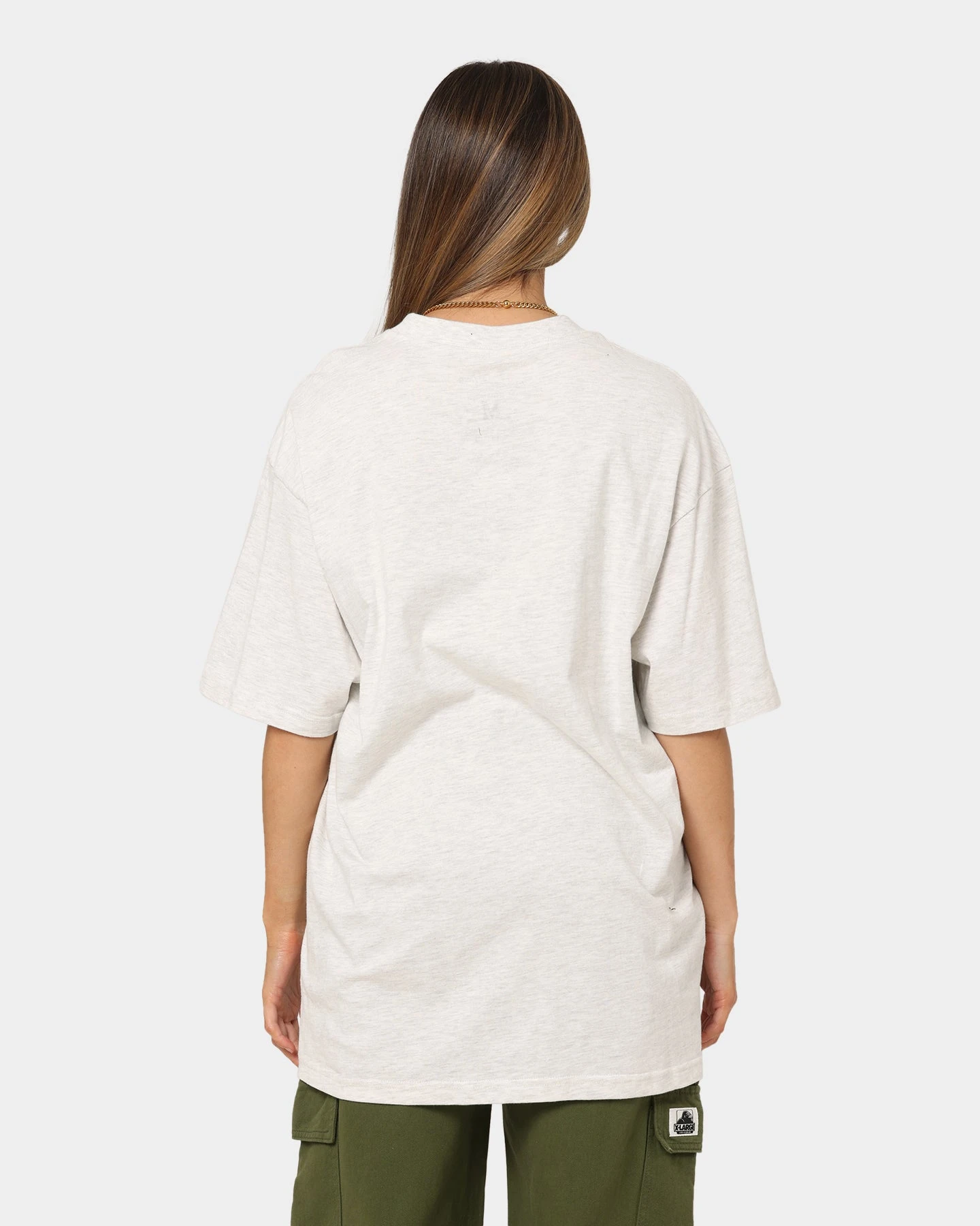 Mitchell & Ness Golden State Warriors XL Arch Vintage T-Shirt White Marle 6 Mitchell & Ness Golden State Warriors XL Arch Vintage T-Shirt White Marle - Image 4