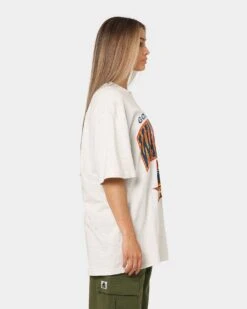 Mitchell & Ness Golden State Warriors XL Arch Vintage T-Shirt White Marle 12 Mitchell & Ness Golden State Warriors XL Arch Vintage T-Shirt White Marle -Sportswear Women Store 02039553 YW274 womens 050