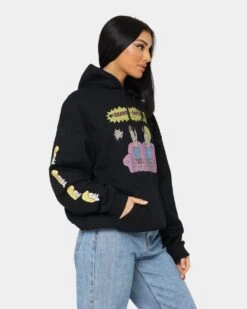 American Thrift American Thrift X Beavis & Butthead Couch Hoodie Black -Sportswear Women Store 02039809 YB001 womens 0050