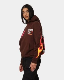 Loiter Euphoric Hoodie Brown -Sportswear Women Store 02039931 YX300 womens 0070